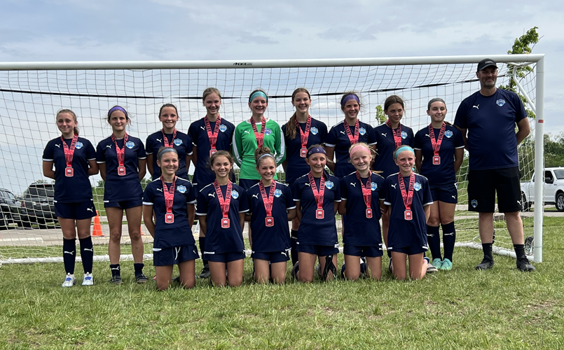 14U Girls Navy Finalist at the  Crown Challenge