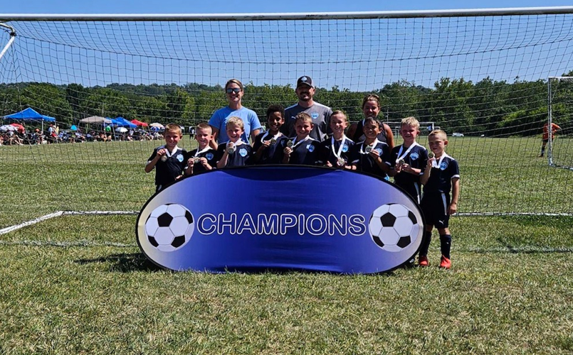 Premier B14 White Champions at the Dog Days of Summer Tournament